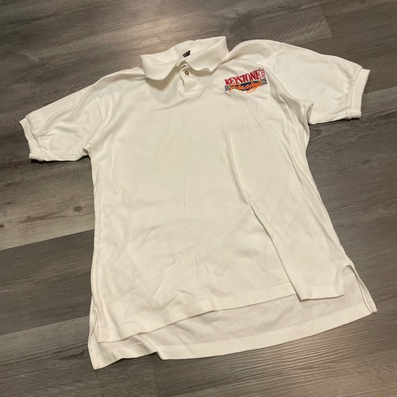 The Natural Other - Vintage The Natural Keystone Beer Racing Polo Shirt Mens XL 90s Made in USA